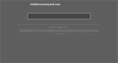 Desktop Screenshot of childrencourtyard.com